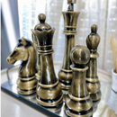 Kit 6 Esculturas Xadrez Luxo