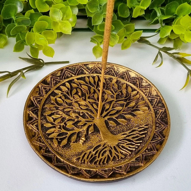 Incensário Redondo Artesanal em Resina