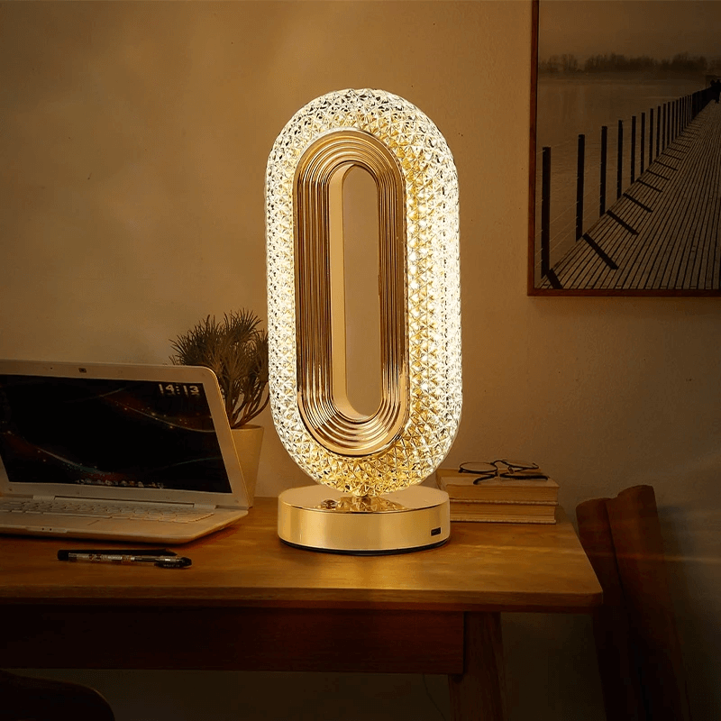 Luminária de Cristal Luxuosa