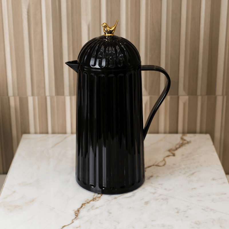 Garrafa Térmica de Plástico Bird Preta 1 Litro